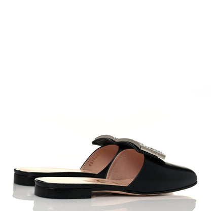 Gucci Malaga Kid Crystal Square G Madelyn Slippers 36 Black 4 of 9