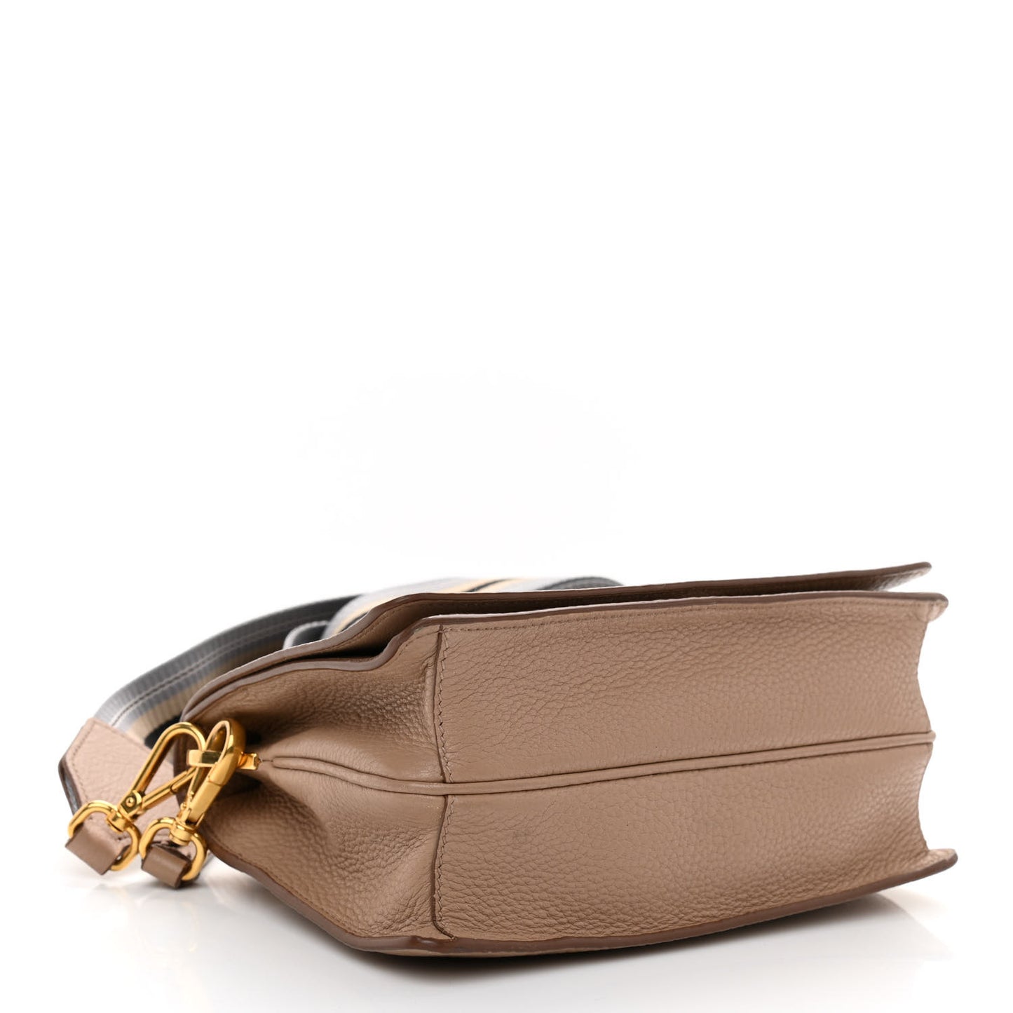 Vitello Daino Flap Crossbody Cammeo