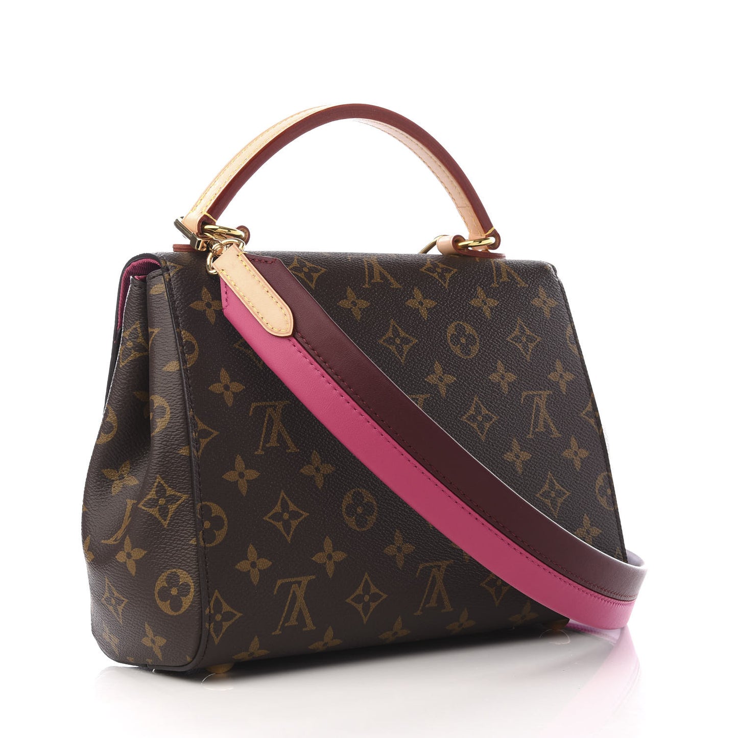 Monogram Cluny BB Bordeaux Fuchsia