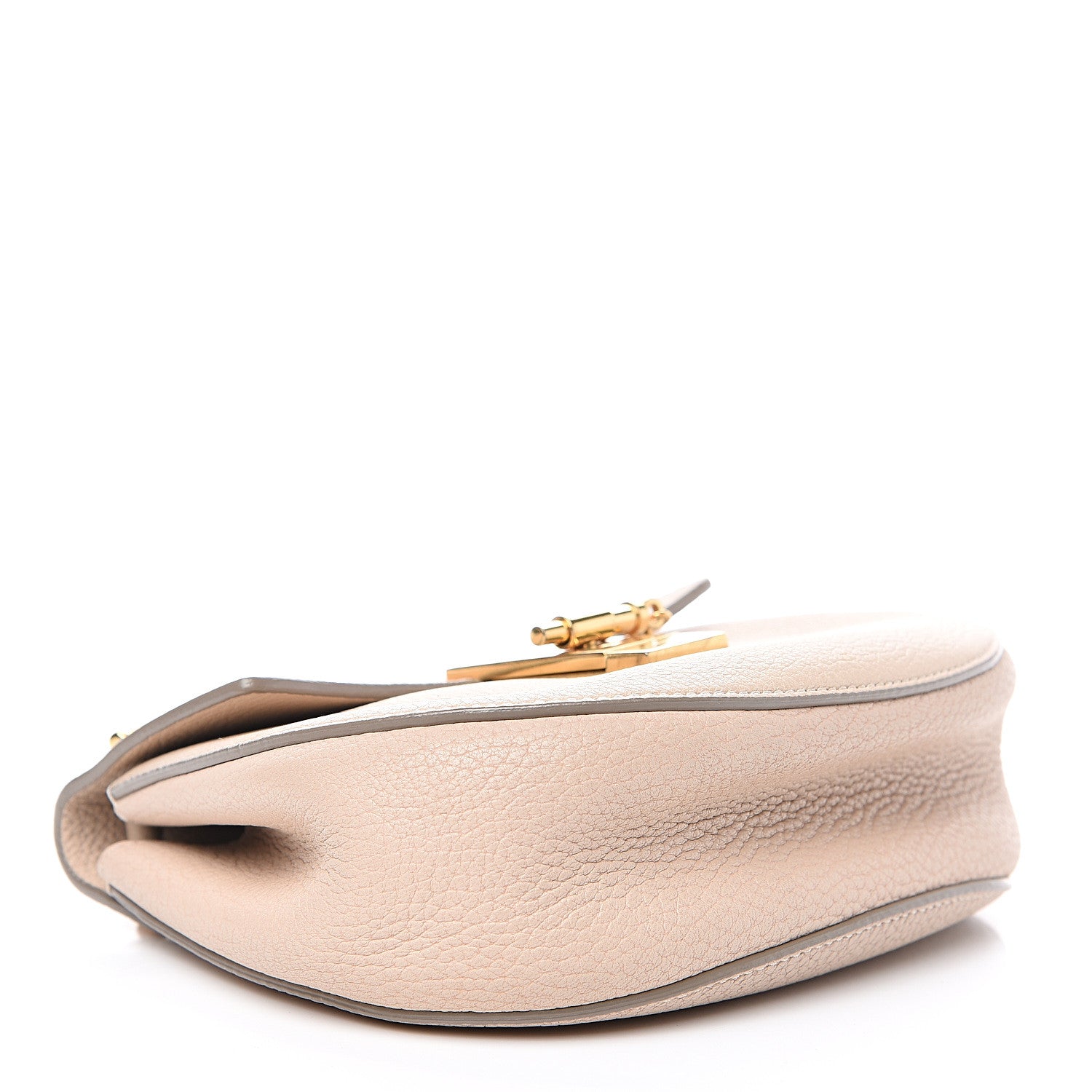 Chloe Grained Lambskin Mini Drew Shoulder Bag Biscotti Beige 3 of 13