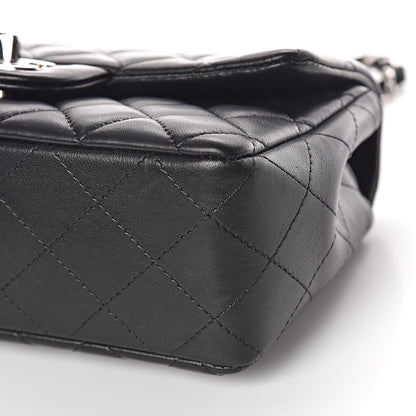 Chanel Lambskin Quilted Mini Rectangular Flap Black 6 of 12