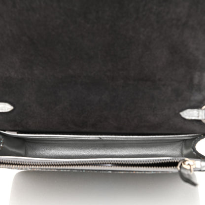 Jimmy Choo Glitter Palace Wallet On Chain Silver Multicolor 5 of 7