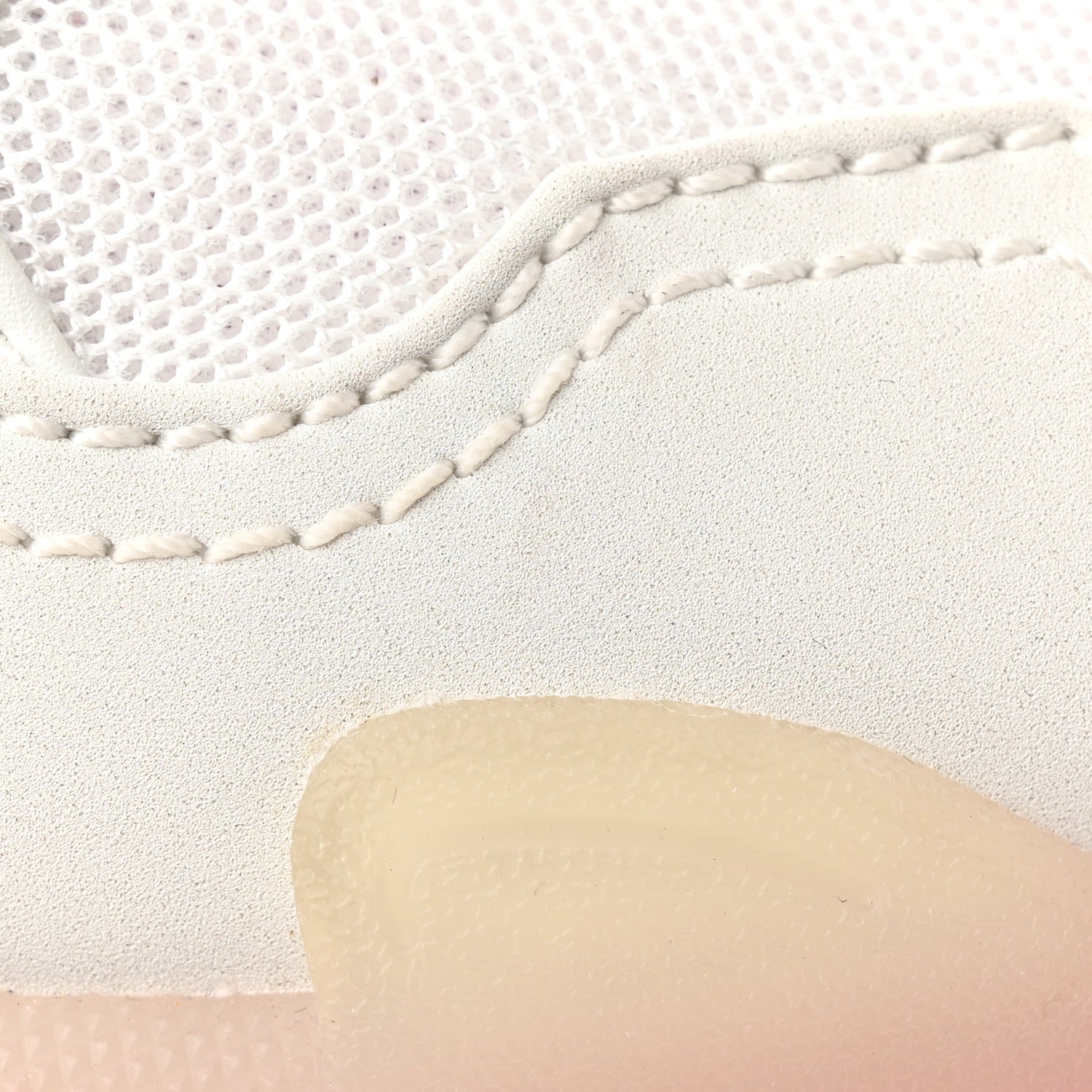 Balenciaga Fabric Mesh Clear Sole Womens Triple S Sneakers 38 White Pink 9 of 11