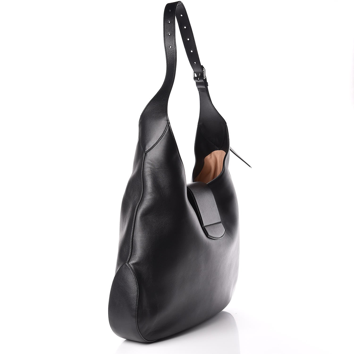 Gucci Calfskin Dog Embroidered Extra Large Dionysus Hobo Black 3 of 11