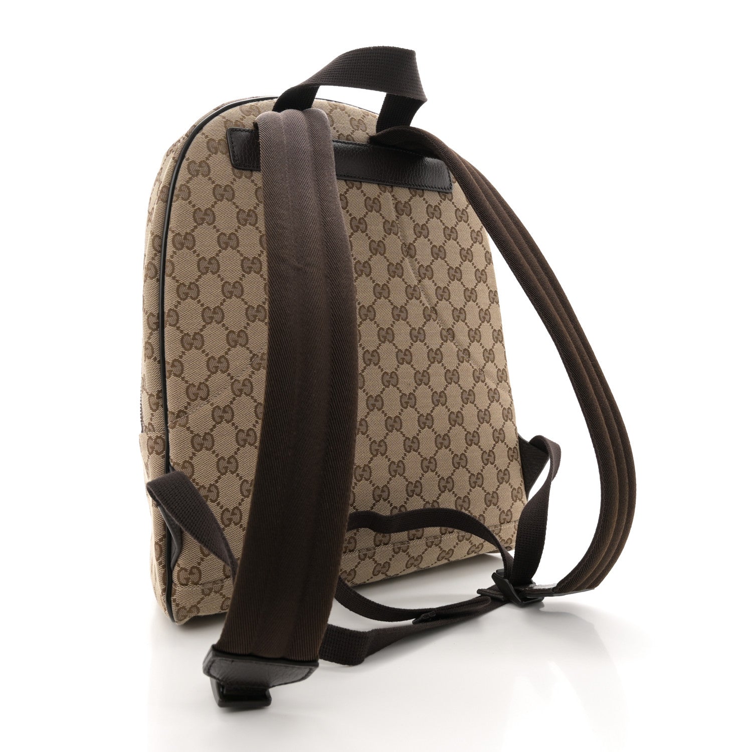 Gucci Monogram Travel Backpack Dark Brown 3 of 12
