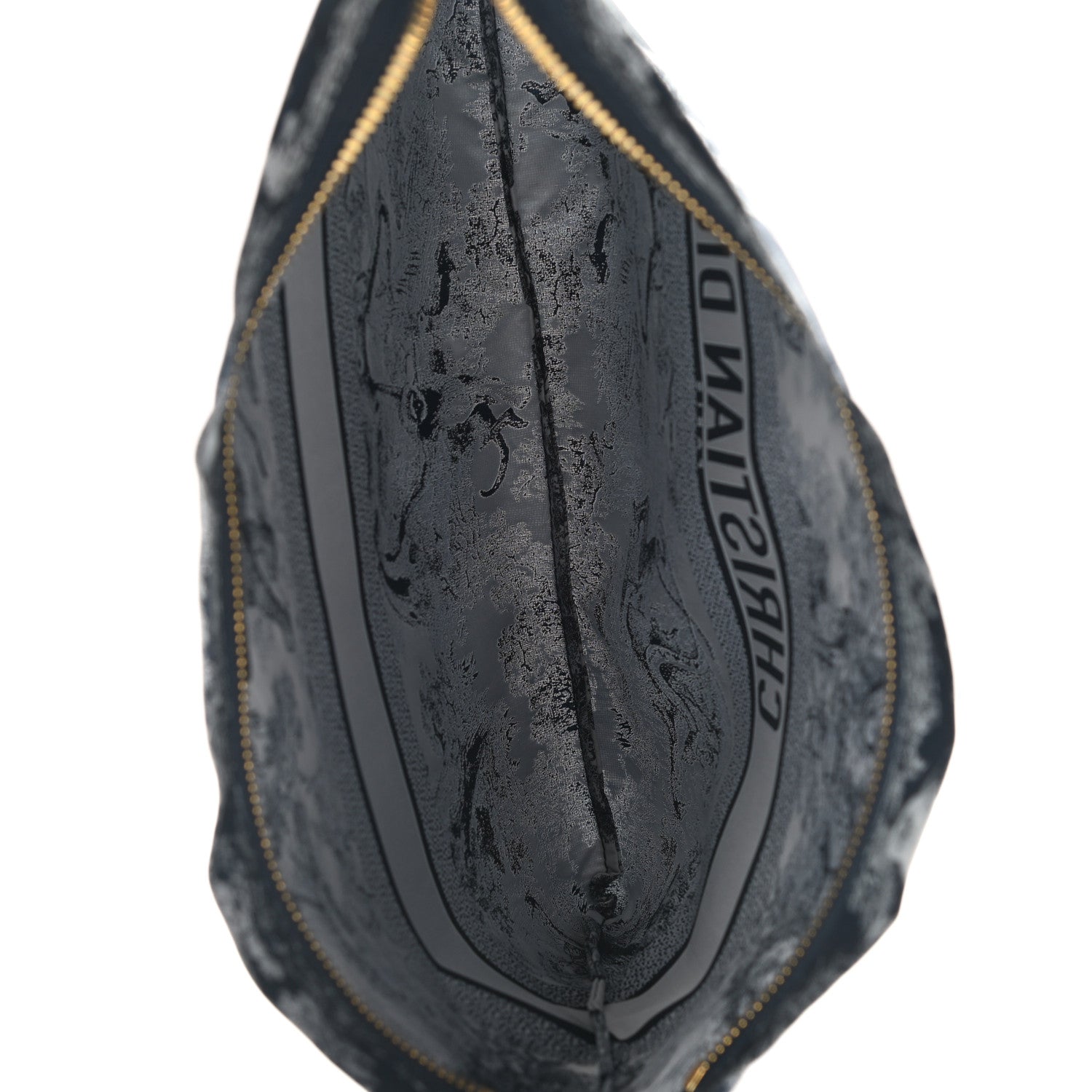 Christian Dior Technical Fabric Toile De Jouy Reverse Diortravel Zipped Pouch Blue Multicolor 5 of 8