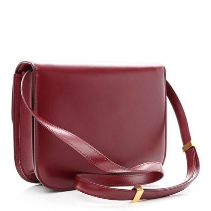 Celine Box Calfskin Medium Classic Box Flap Bag Burgundy 2 of 9