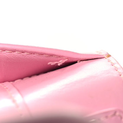 Balenciaga Shiny Box Calfskin Tonal B Hourglass Top Handle Bag XS Candy Pink 11 of 14