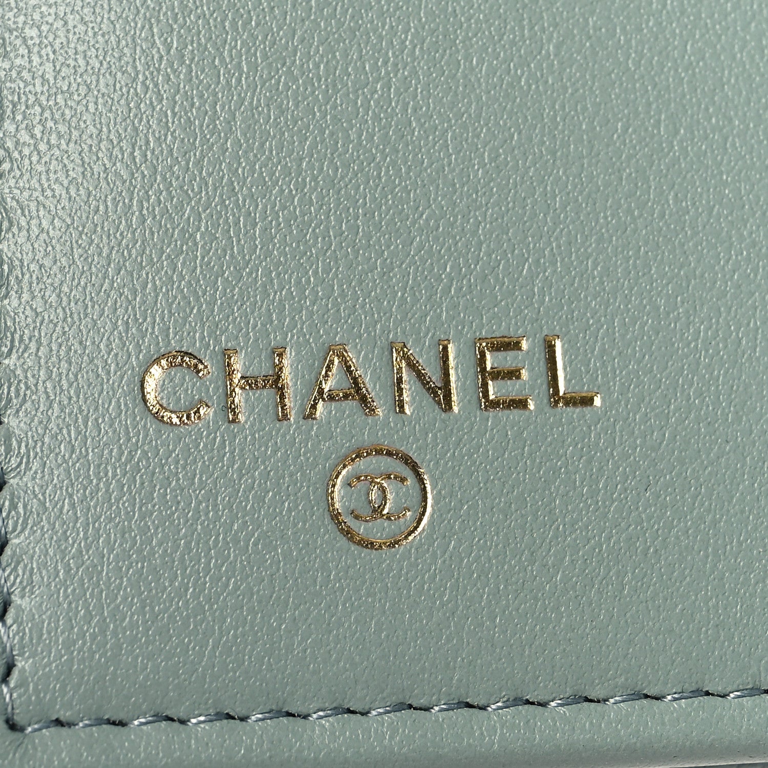 Chanel Caviar Quilted Medium Flap Wallet Light Blue 7 of 10