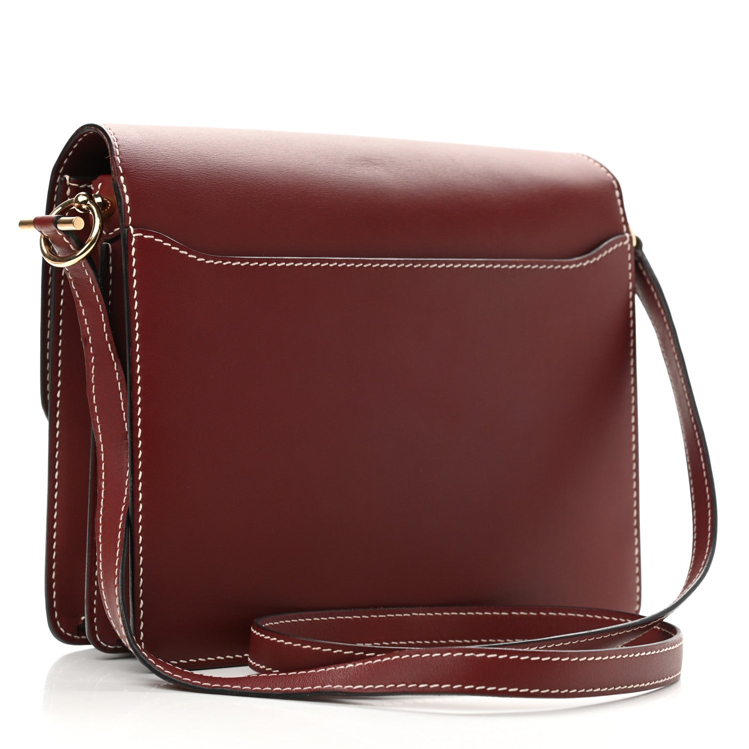 Hermes Veau Sombrero Sac Roulis 23 Rouge H 3 of 11