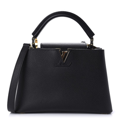 Louis Vuitton Taurillon Capucines BB Black 1 of 10