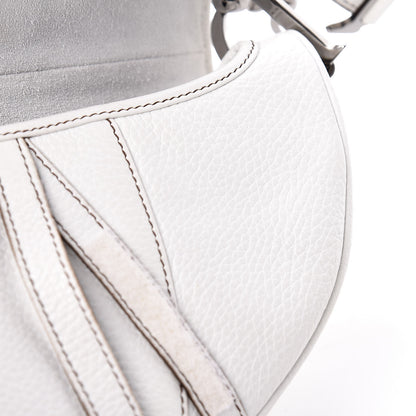Christian Dior Calfskin Saddle Bag White 18 of 19
