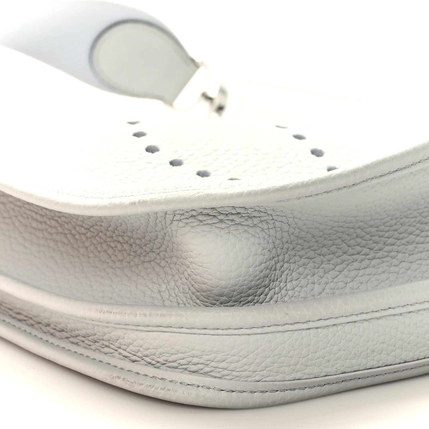 Hermes Taurillon Clemence Evelyne III PM Bleu Pale 8 of 10