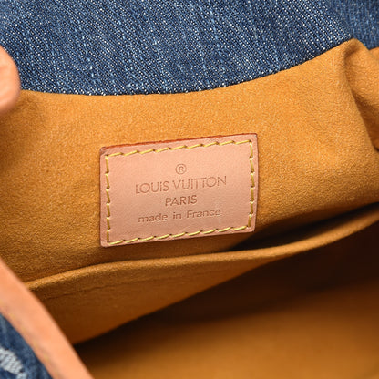 Louis Vuitton Monogram Denim Pleaty Blue 6 of 11