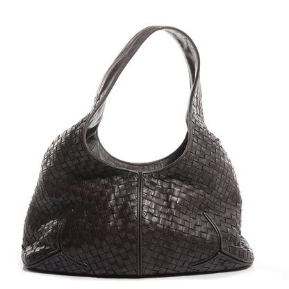 Bottega Veneta Nappa Intrecciato Ball Hobo Ebano 1 of 9
