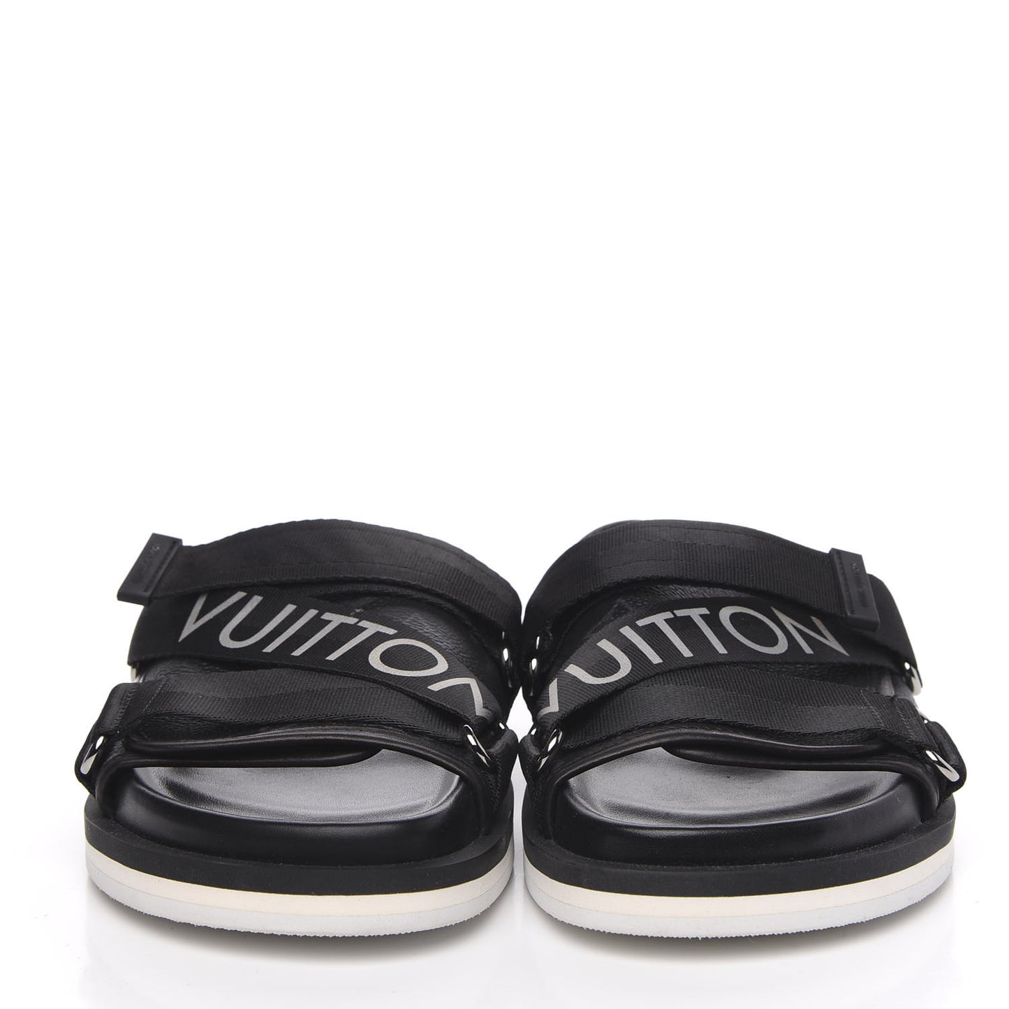 Monogram Eclipse Mens Honolulu Mules 5 Black