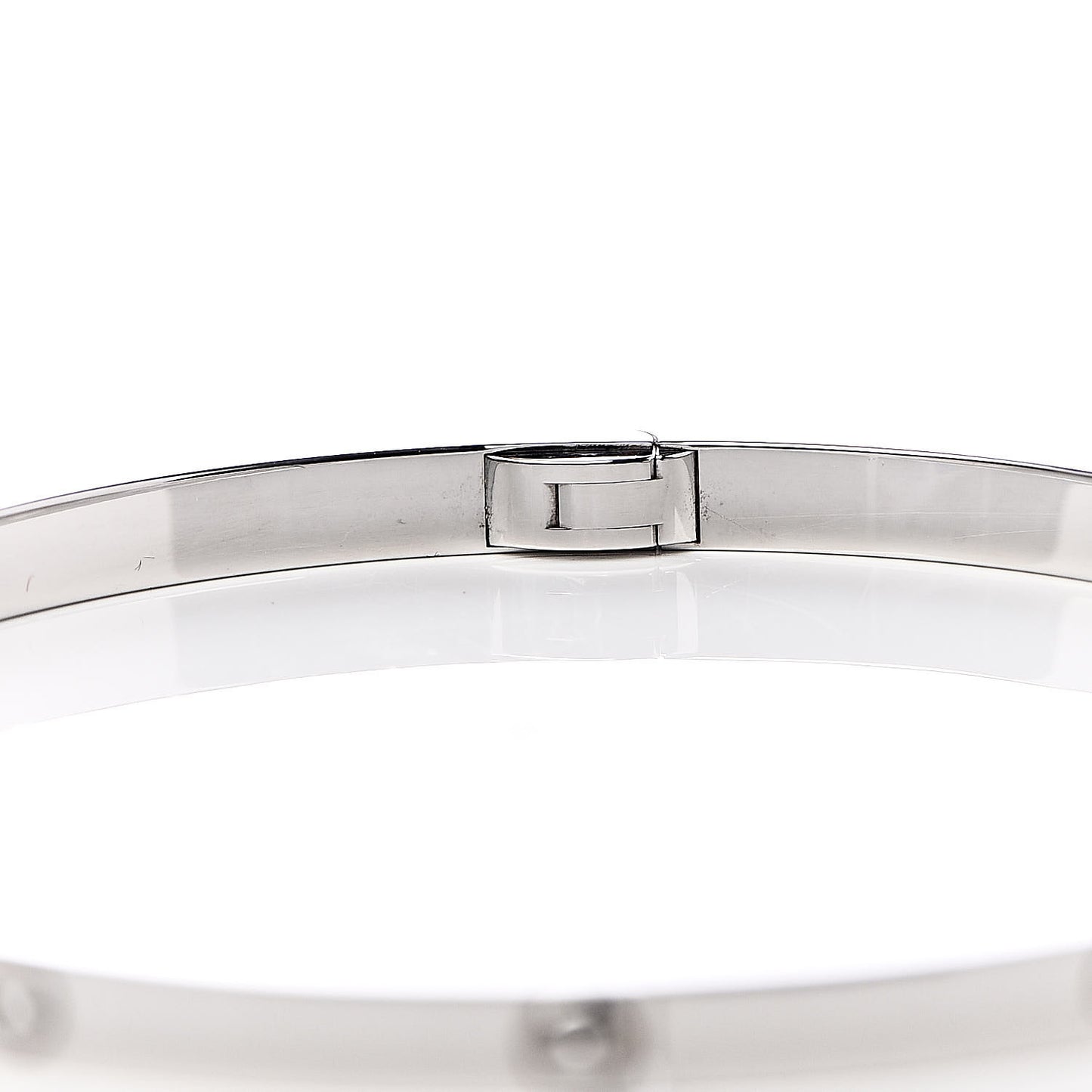 18K White Gold Small LOVE Bracelet 19