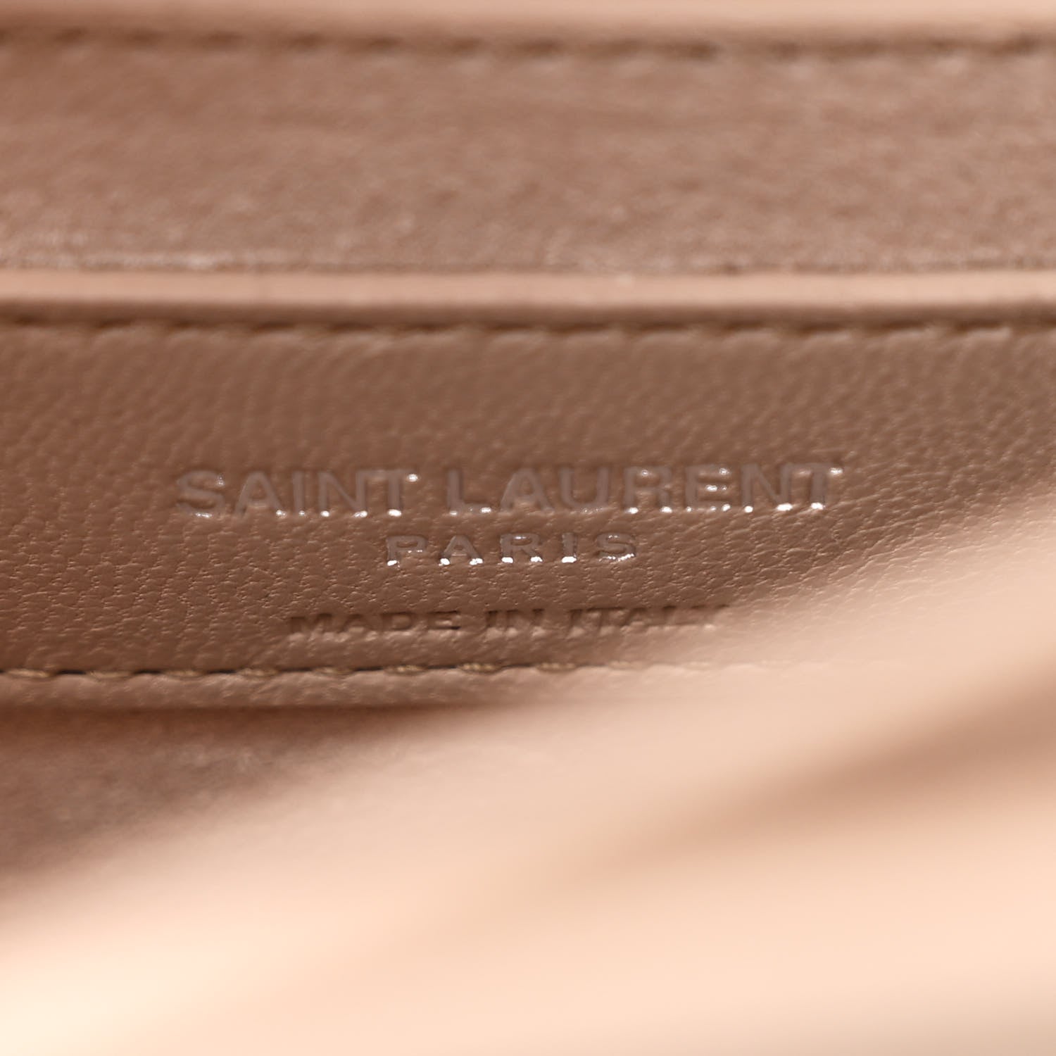 Saint Laurent Calfskin Medium Monogram Sunset Marble Pink 7 of 12