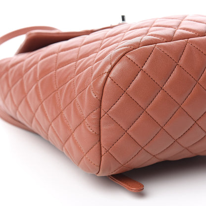 Chanel Lambskin Quilted Small Urban Spirit Backpack Brown 8 of 10
