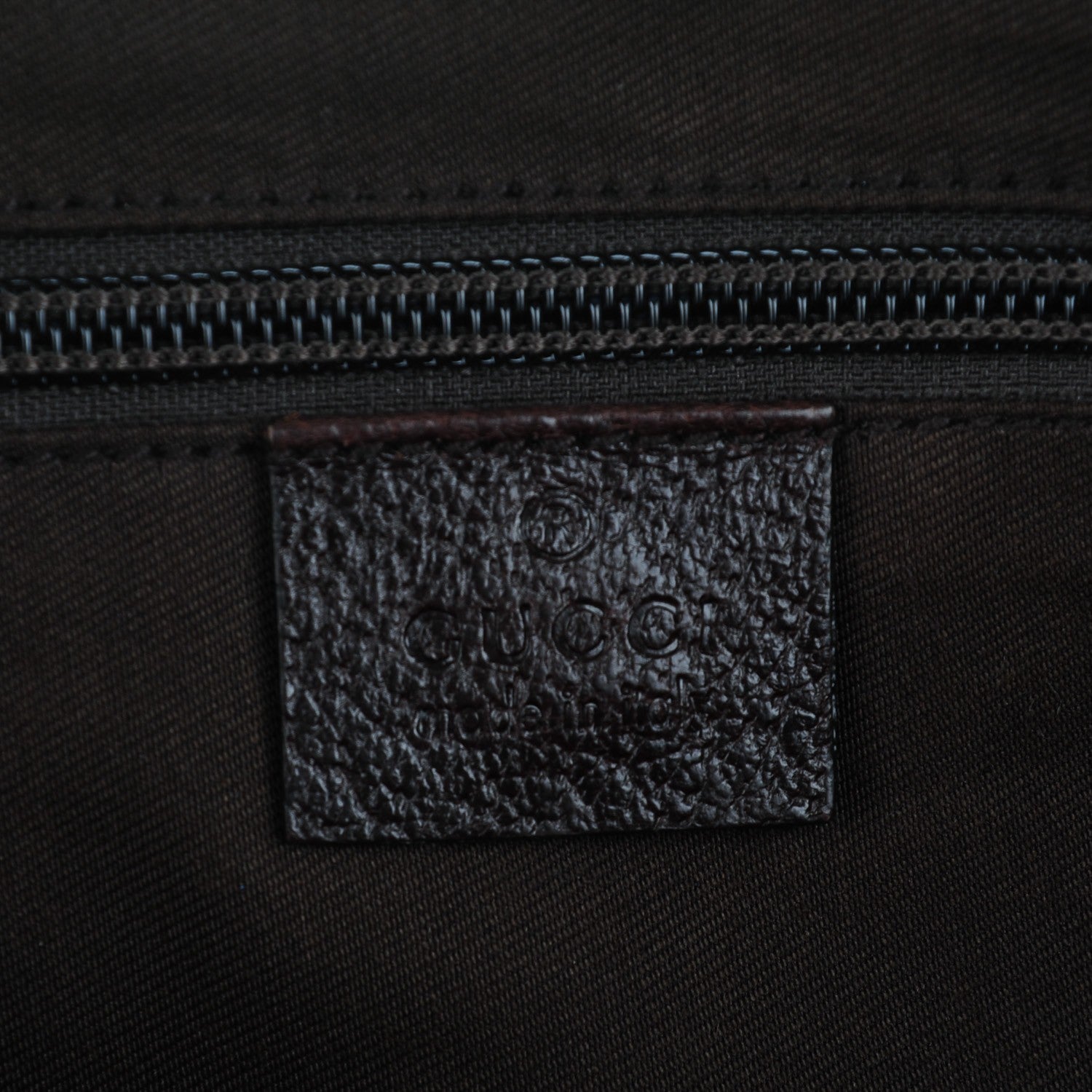Gucci Monogram Small Flap Messenger Bag Beige Dark Brown 6 of 7