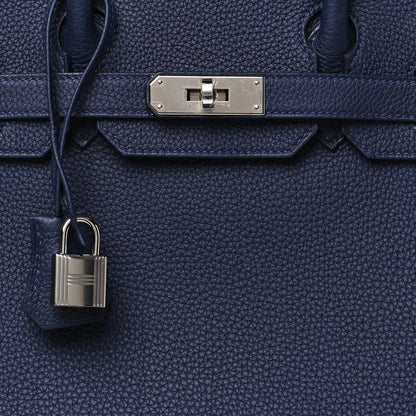 Hermes Togo Birkin 30 Bleu Nuit 8 of 11