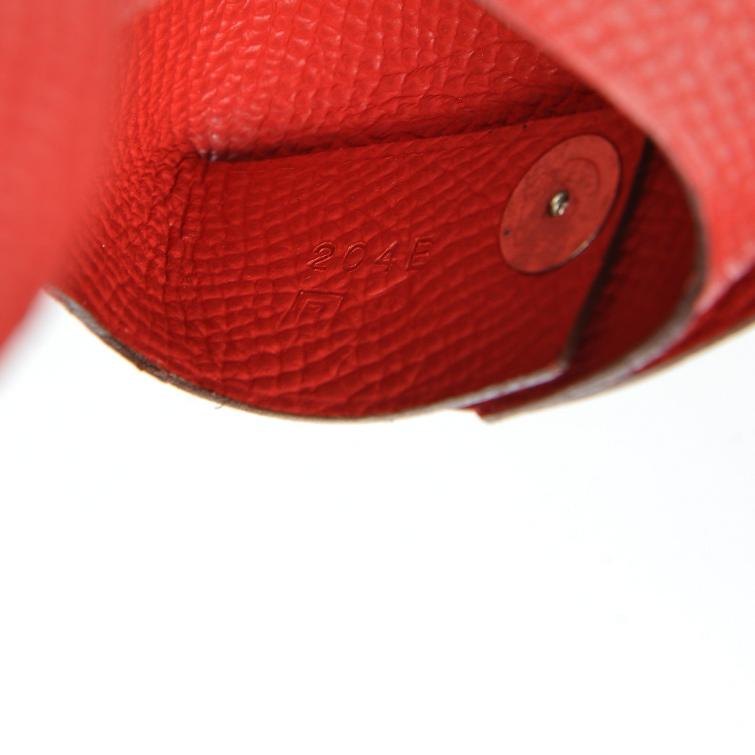 Hermes Epsom Bastia Coin Purse Rouge Casaque 6 of 6