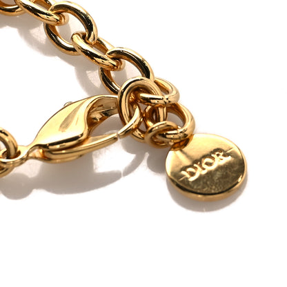Christian Dior Metal Danseuse Etoile Chain Bracelet Gold 4 of 4