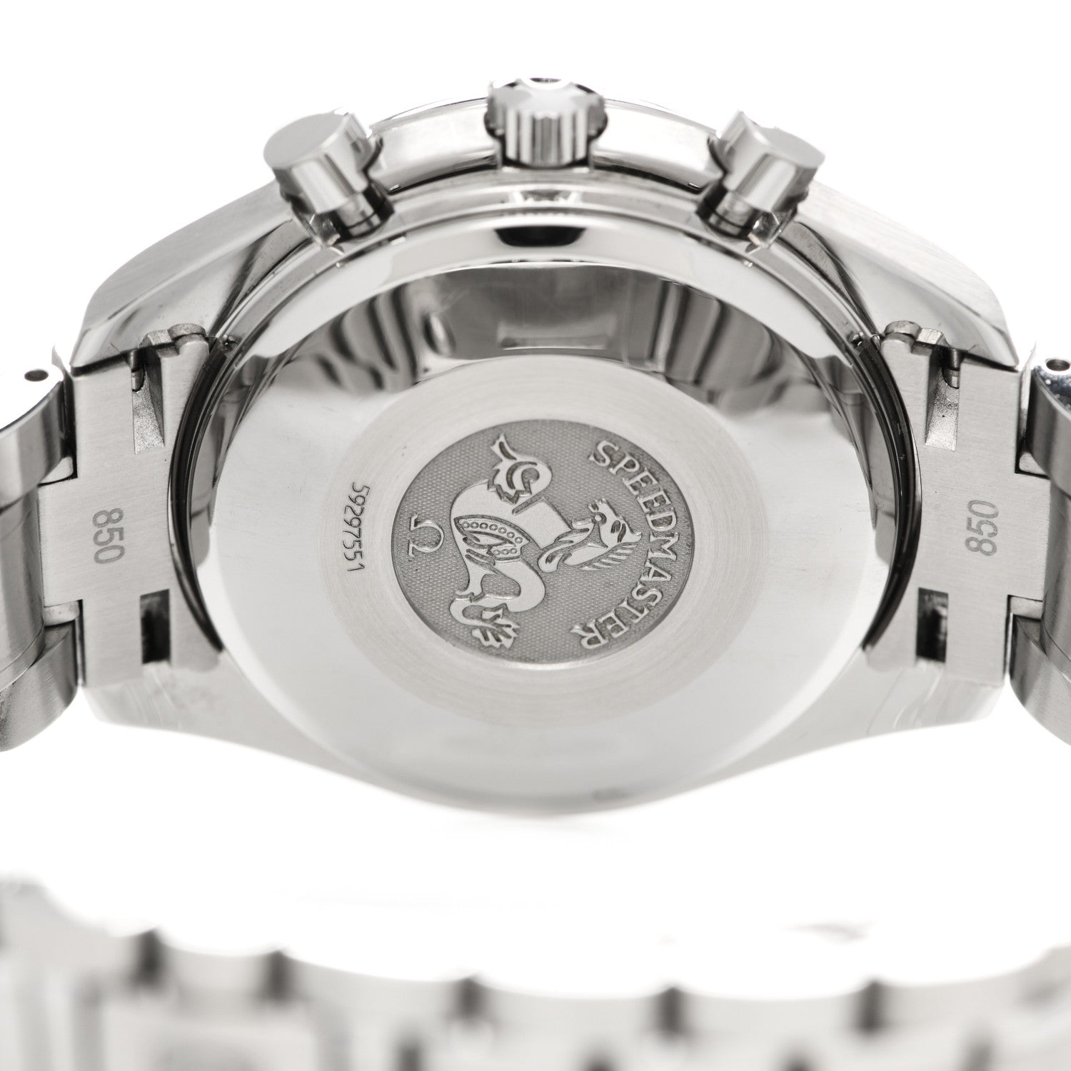 Omega Stainless Steel 39mm Speedmaster Chronograph Automatic Watch Black 3513.50 4 of 4