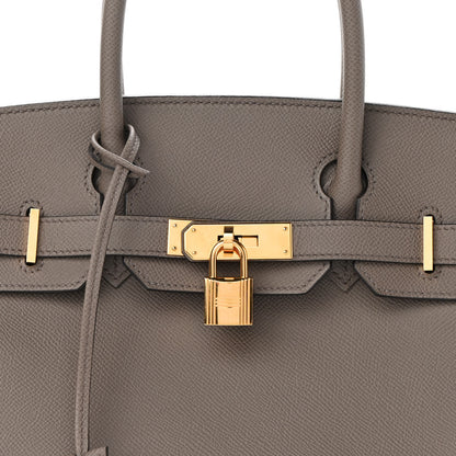 Hermes Epsom Birkin 30 Etain 8 of 10