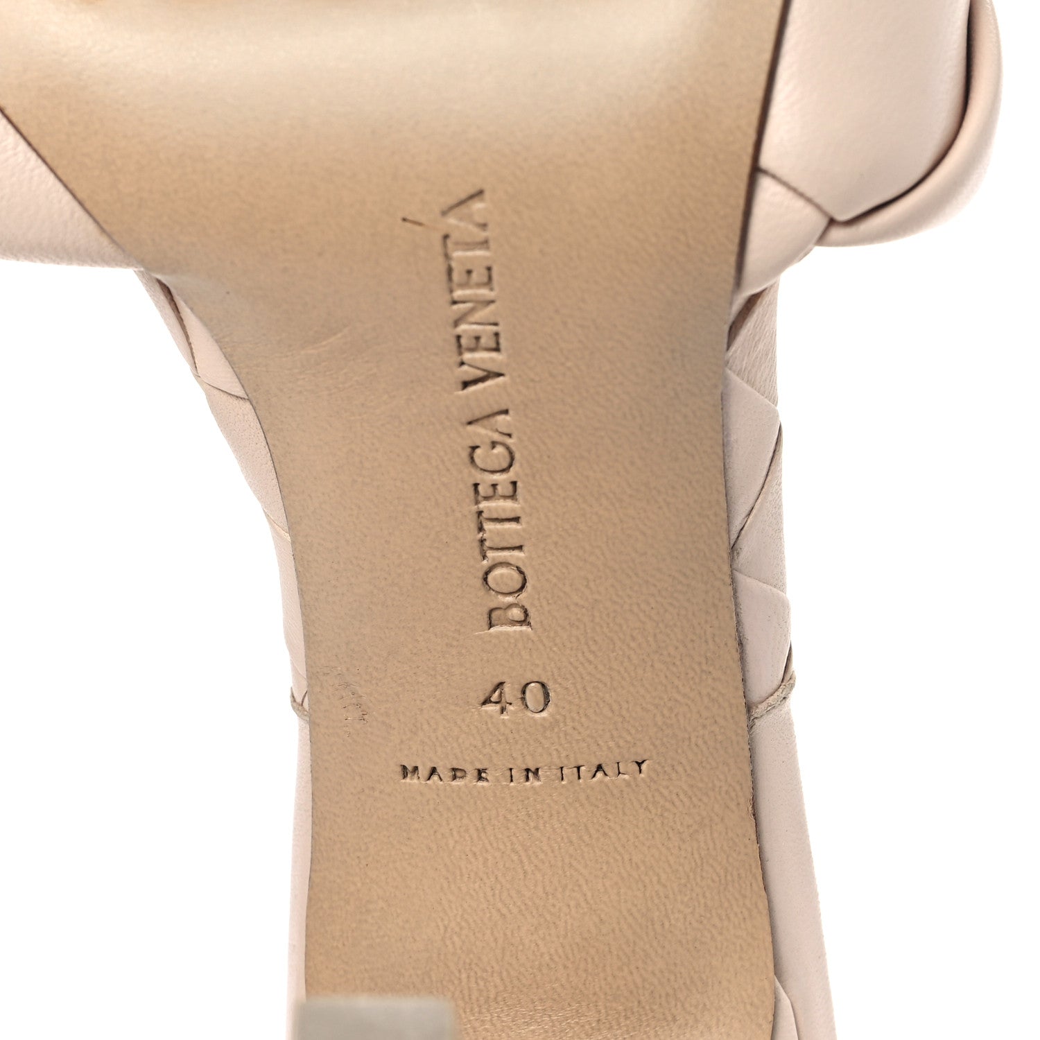 Bottega Veneta Nappa Maxi Intrecciato Lido Mule Sandals 40 Cipria 6 of 9