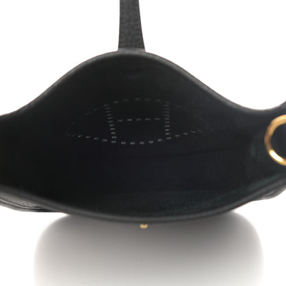 Hermes Taurillon Clemence Evelyne TPM Black 5 of 11