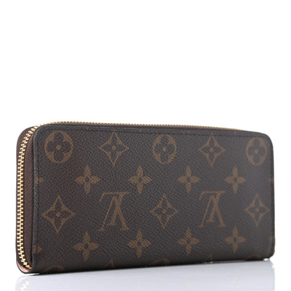 Louis Vuitton Monogram Clemence Wallet Rose Ballerine 2 of 4