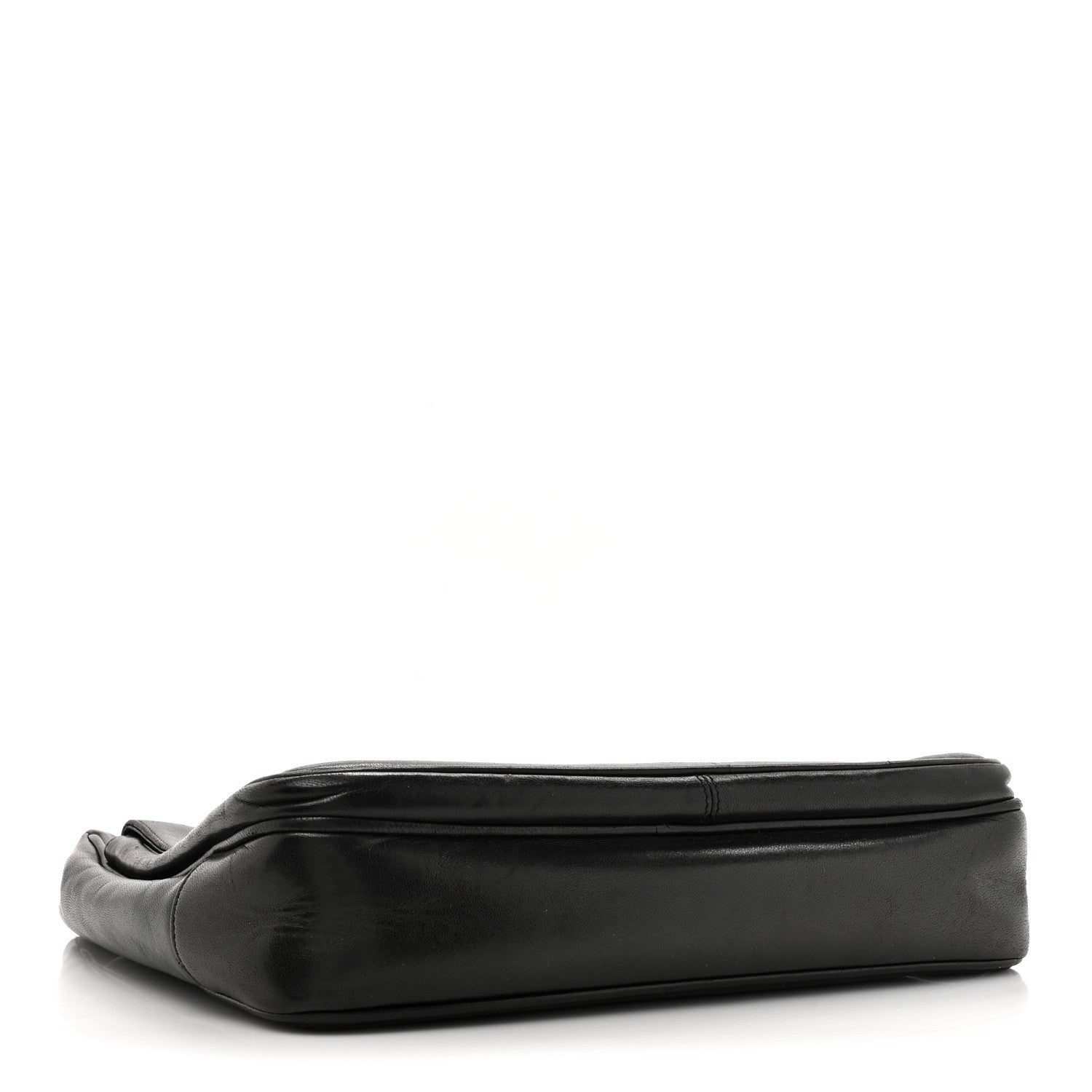 Chanel Lambskin Flap Shoulder Bag Black 3 of 14
