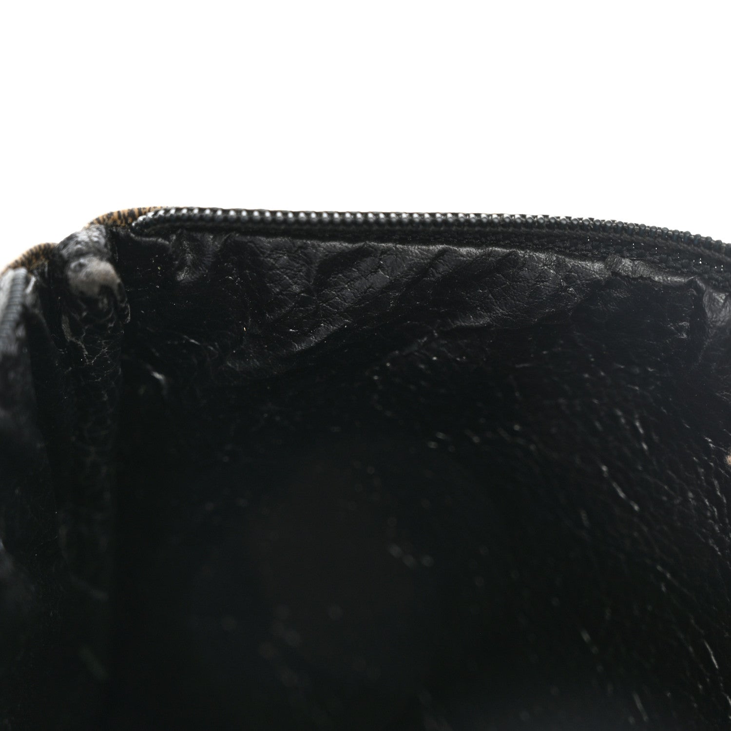 Fendi Pequin Zip Clutch Tobacco 10 of 13