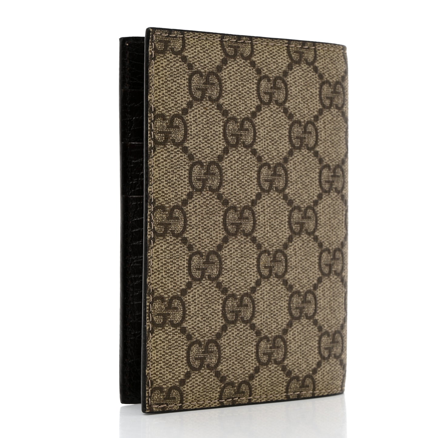GG Supreme Monogram Passport Case Beige Taupe