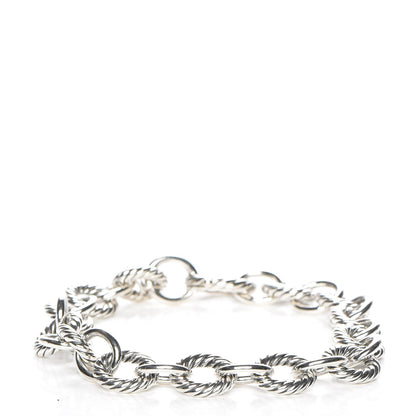 David Yurman Sterling Silver 12mm Large Oval Link Bracelet 1 of 6