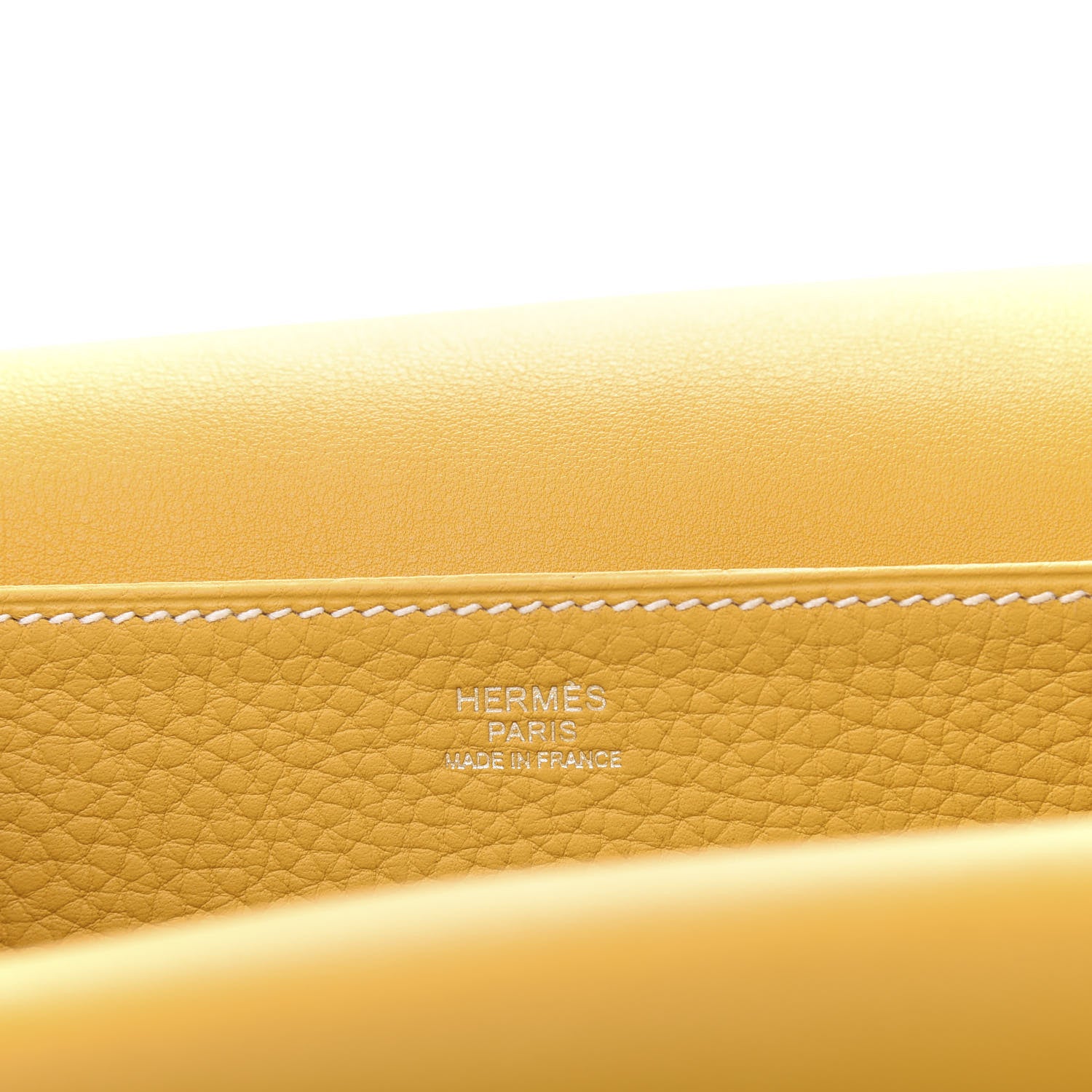 Hermes Taurillon Clemence Halzan 31 Jaune Ambre 12 of 16