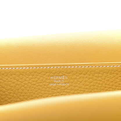 Hermes Taurillon Clemence Halzan 31 Jaune Ambre 12 of 16
