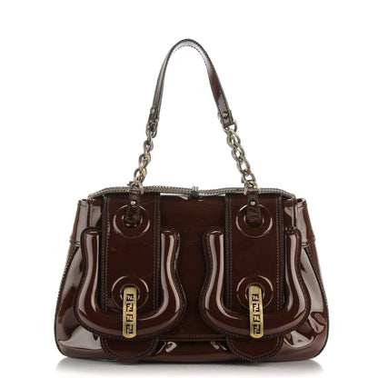 Fendi Patent B Bag Marrone 1 of 7