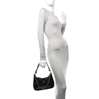 Gucci Goatskin Small Aphrodite Shoulder Bag Black 2 of 11