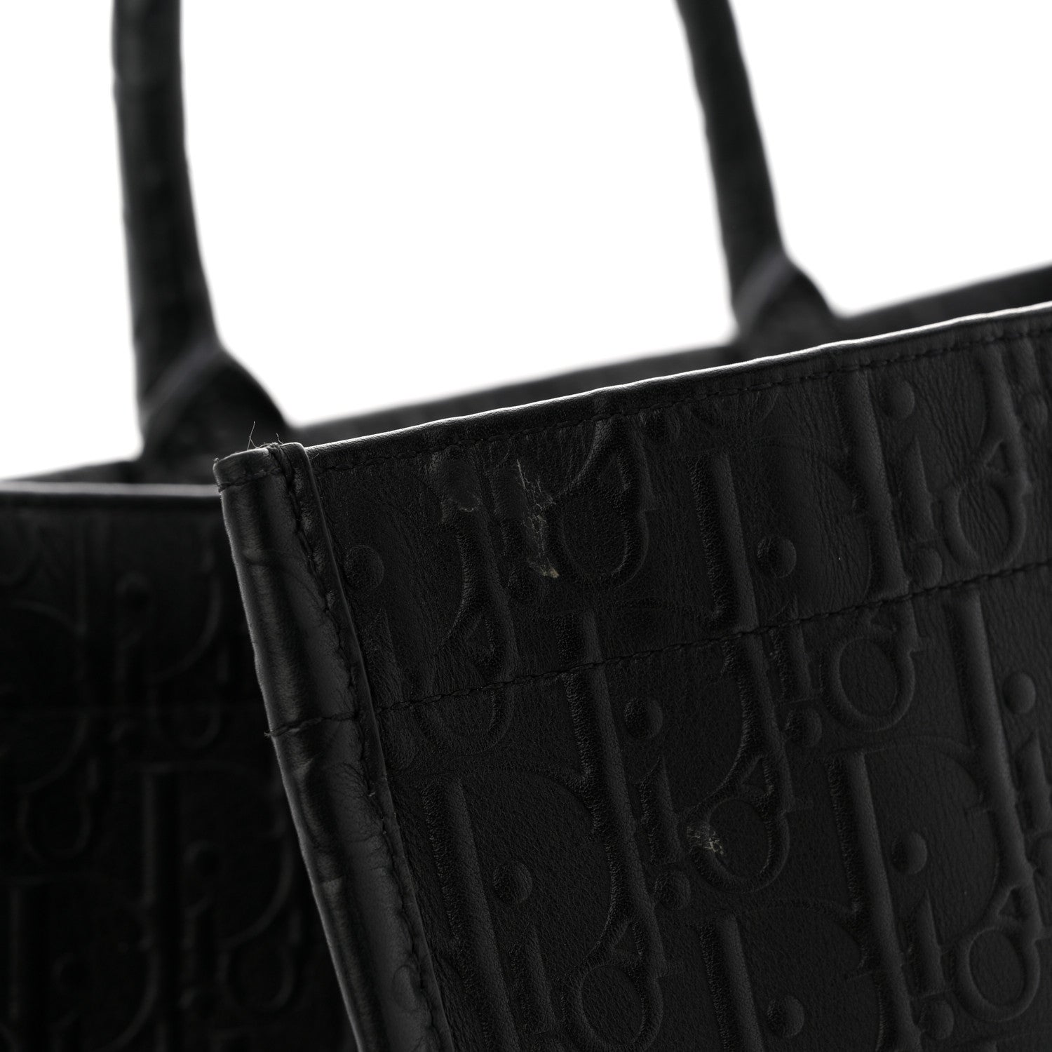 Christian Dior Oblique Calfskin Embossed Large Book Tote TBlack 13 of 13