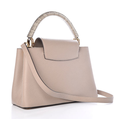 Louis Vuitton Taurillon Python Capucines PM Galet 4 of 7