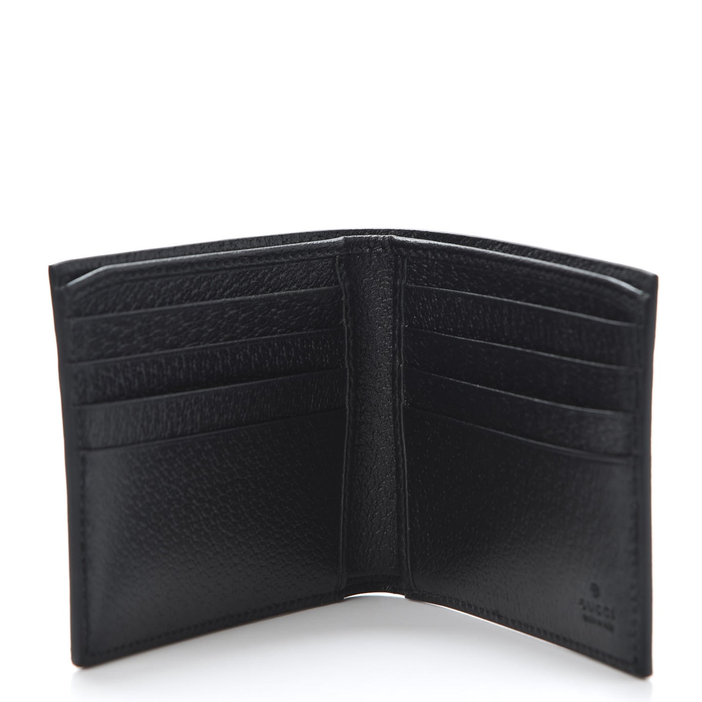 GG Supreme Monogram Psychedelic Bi-Fold Wallet Black Multicolor
