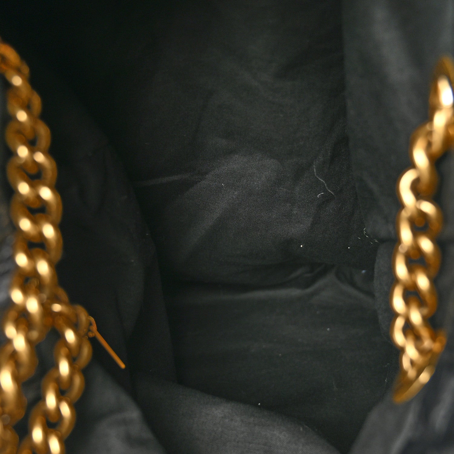 Balenciaga Crushed Calfskin Crush Medium Chain Tote Black 5 of 9