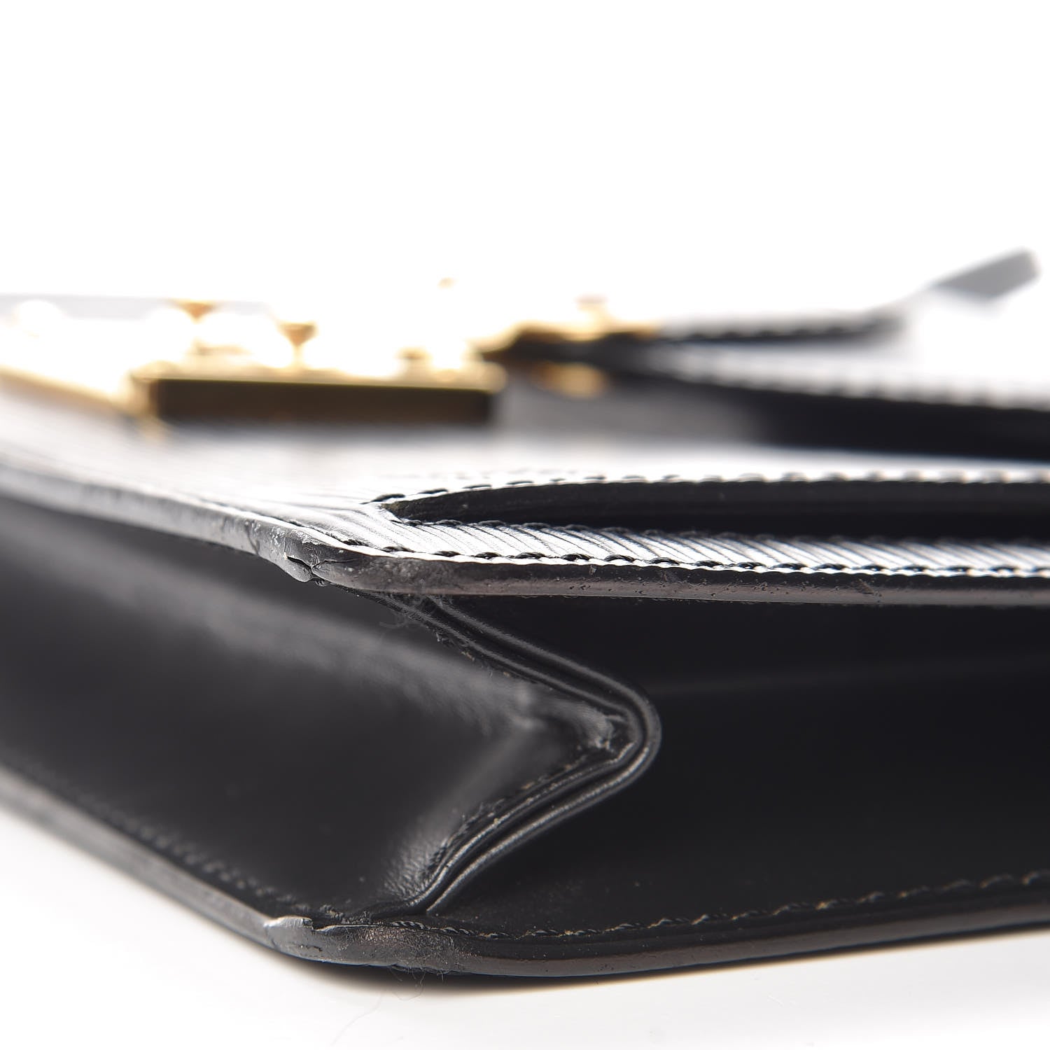 Louis Vuitton Epi Pochette Sellier Dragonne Clutch Black 10 of 10
