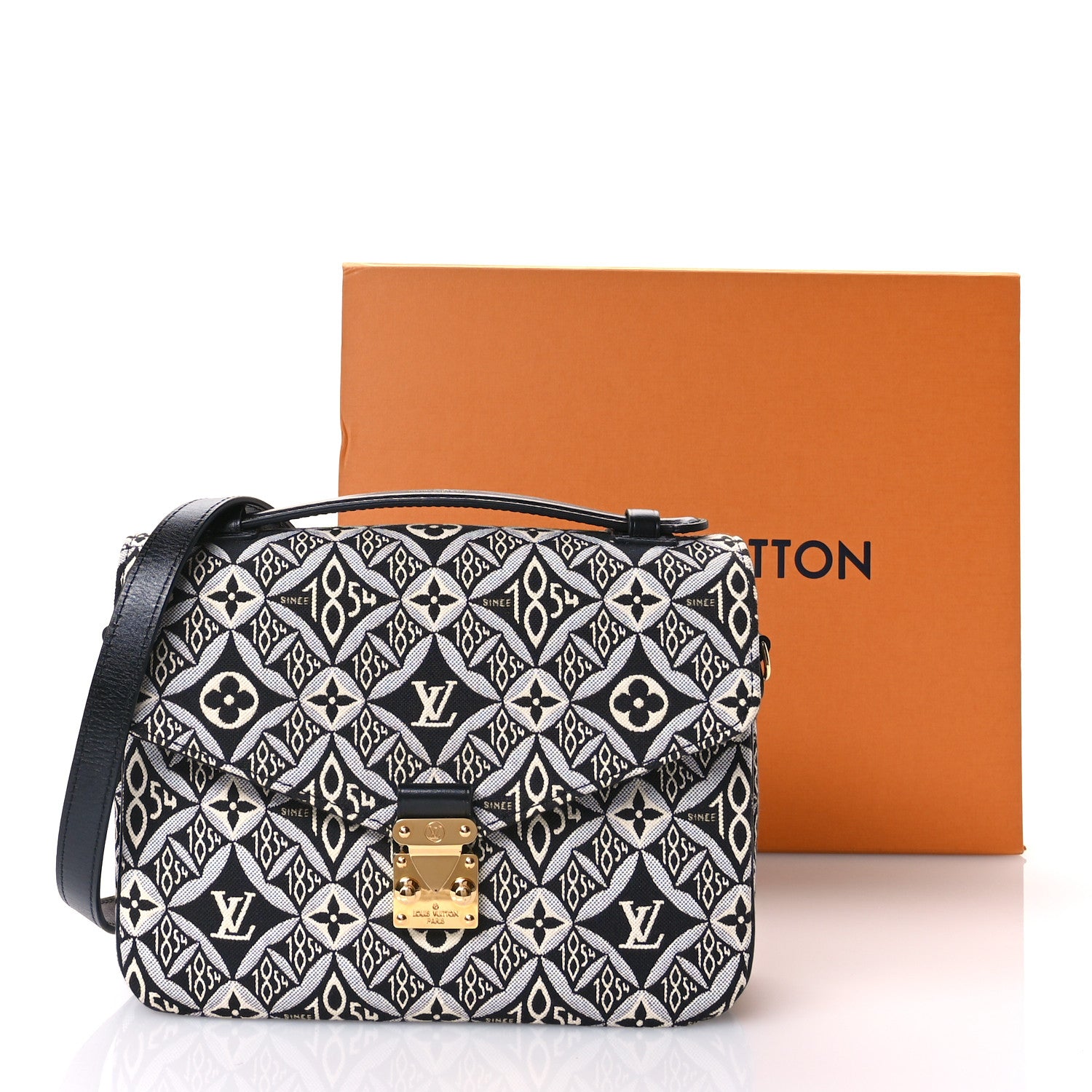 Louis Vuitton Jacquard Since 1854 Pochette Metis Grey 11 of 11