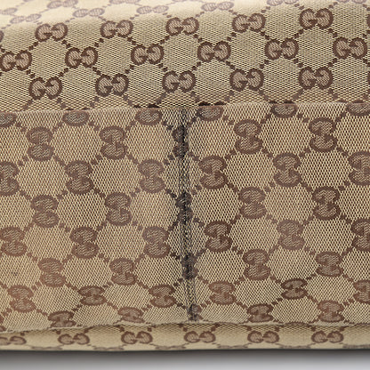 Gucci Monogram Large Horsebit Chain Hobo Brown 9 of 12
