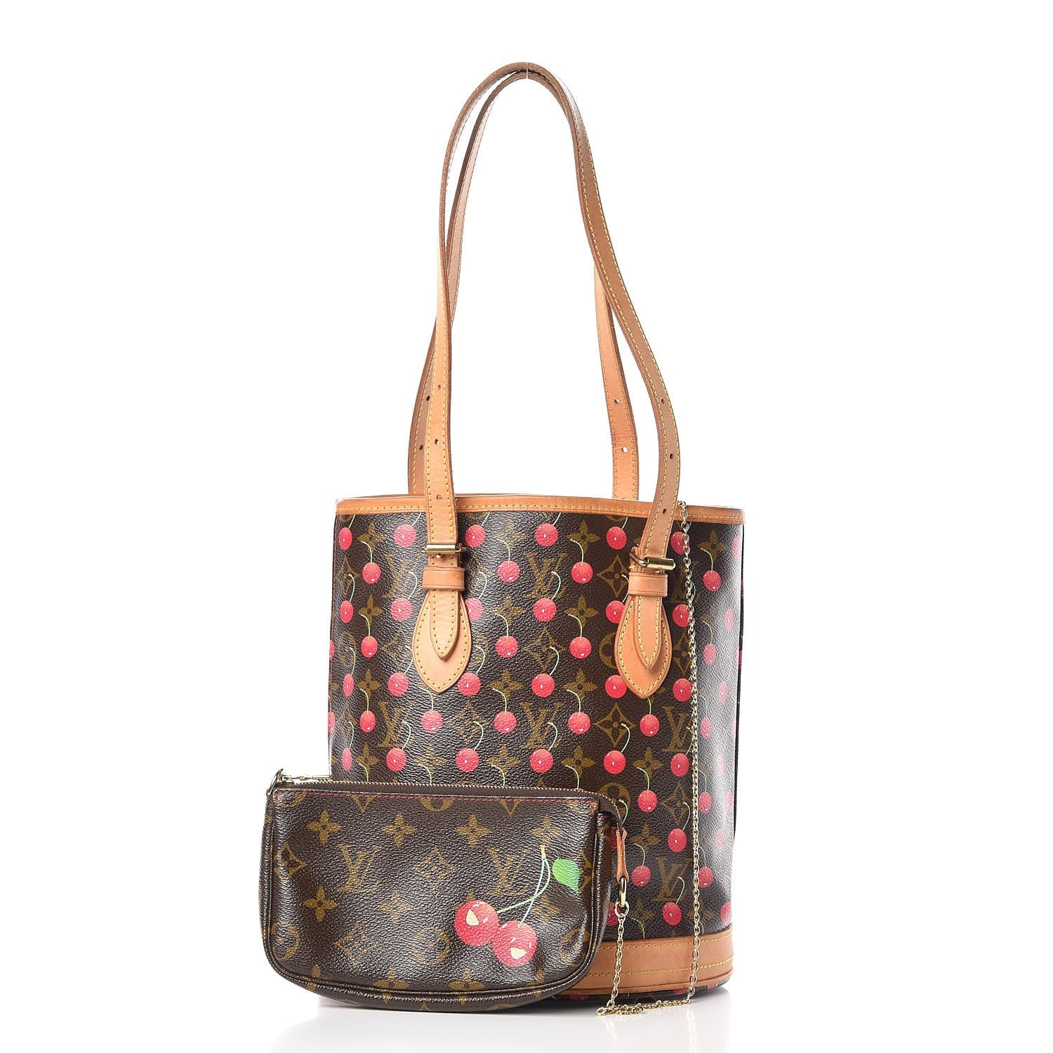 Louis Vuitton Monogram Cerises Bucket Bag 3 of 18