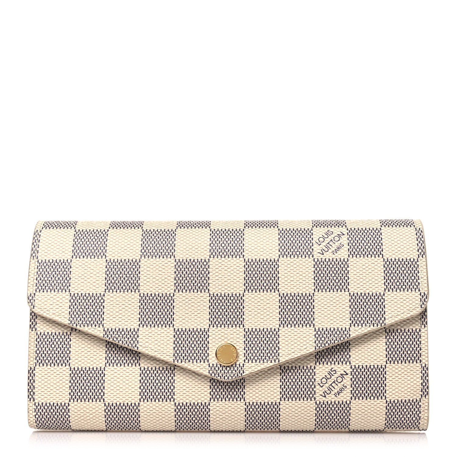Louis Vuitton Damier Azur Sarah Wallet NM 1 of 7