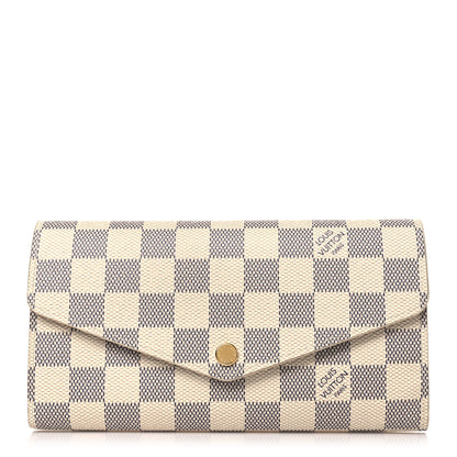 Louis Vuitton Damier Azur Sarah Wallet NM 1 of 7